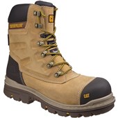 Caterpillar Premier Waterproof Wide Fit Side Zip Safety Boot S3 WR HRO SRC - Honey