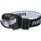 Portwest PA71 Black USB Rechargeable Head Torch - 100 Lumens