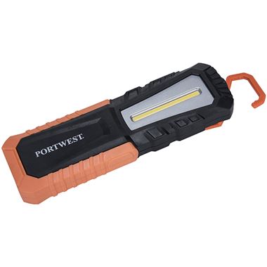 Portwest PA78 Black USB Rechargeable Inspection Torch - 420 Lumens