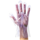 Polyco PE100 Digit Clear Polythene Gloves (Pk100)