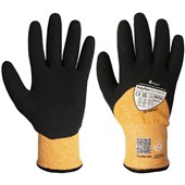 Polyco Polyflex PETH Eco Friendly Thermal Lined Latex Coated Work Gloves - 10g Cut Level 3