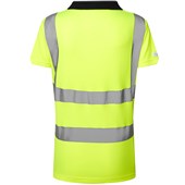 Leo Workwear Lana Yellow EcoViz Comfort Women's Hi Vis Polo Shirt