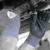 Polyco Polyflex Grip Gloves 800GR with Foamed Nitrile Dot Coating - 13g