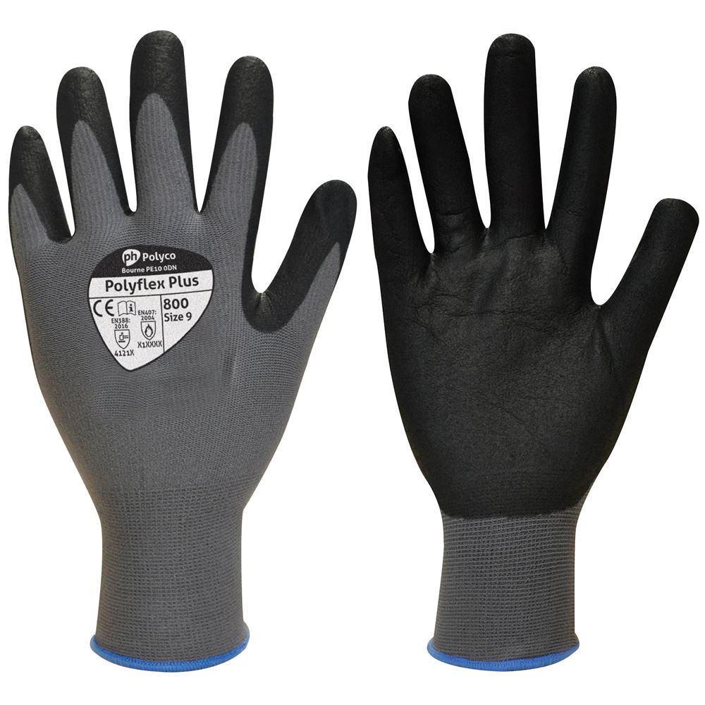 Polyco Polyflex Plus Gloves 800 | SafetecDirect.co.uk