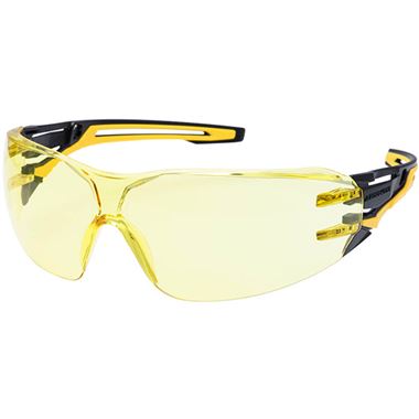 Portwest PR01 Anthracite Wraparound Safety Glasses - Anti Scratch & Anti Fog