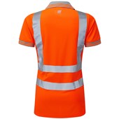 Pulsar PR701 Rail Orange Women's Hi Vis Polo Shirt