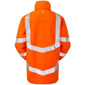 Pulsar Protect PRARC09 ARC Flash & Flame Retardant Rail Orange Waterproof Hi Vis Storm Jacket
