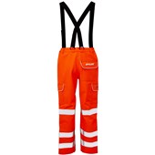 Pulsar Protect PRARC10 ARC Flash & Flame Retardant Rail Orange Hi Vis Waterproof Salopette