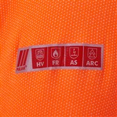Pulsar Protect PRARC20 ARC Flash & Flame Retardant Rail Orange Hi Vis Sweatshirt