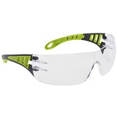 Portwest PS12 Tech Look Clear Safety Glasses - Anti Scratch Lens