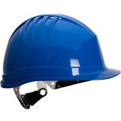 Portwest PS62 Expertline Safety Helmet – Vented – Wheel Ratchet Harness – Standard Peak