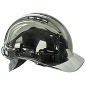 Portwest PV50 Peak View Translucent Safety Helmet - Vented Slip ratchet Standard Peak