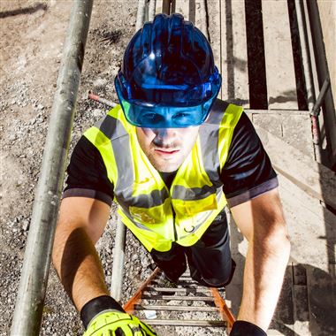 Portwest PV50 Peak View Translucent Safety Helmet - Vented Slip ratchet Standard Peak Portwest PV50 Peak View Translucent Safety Helmet - Vented Slip ratchet Standard Peak