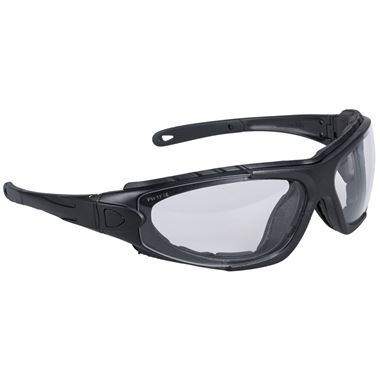 Portwest PW11 Levo Hybrid Clear Safety Glasses - Anti Scratch & Anti Fog Lens Portwest PW11 Levo Hybrid Clear Safety Glasses - Anti Scratch & Anti Fog Lens