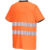 Portwest PW213 PW2 Orange/Black Polycotton Hi Vis T Shirt