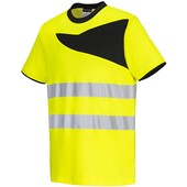 Portwest PW213 PW2 Yellow/Black Polycotton Hi Vis T Shirt