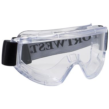 Portwest PW22 Challenger Safety Goggle - Clear Scratch Resistant Lens