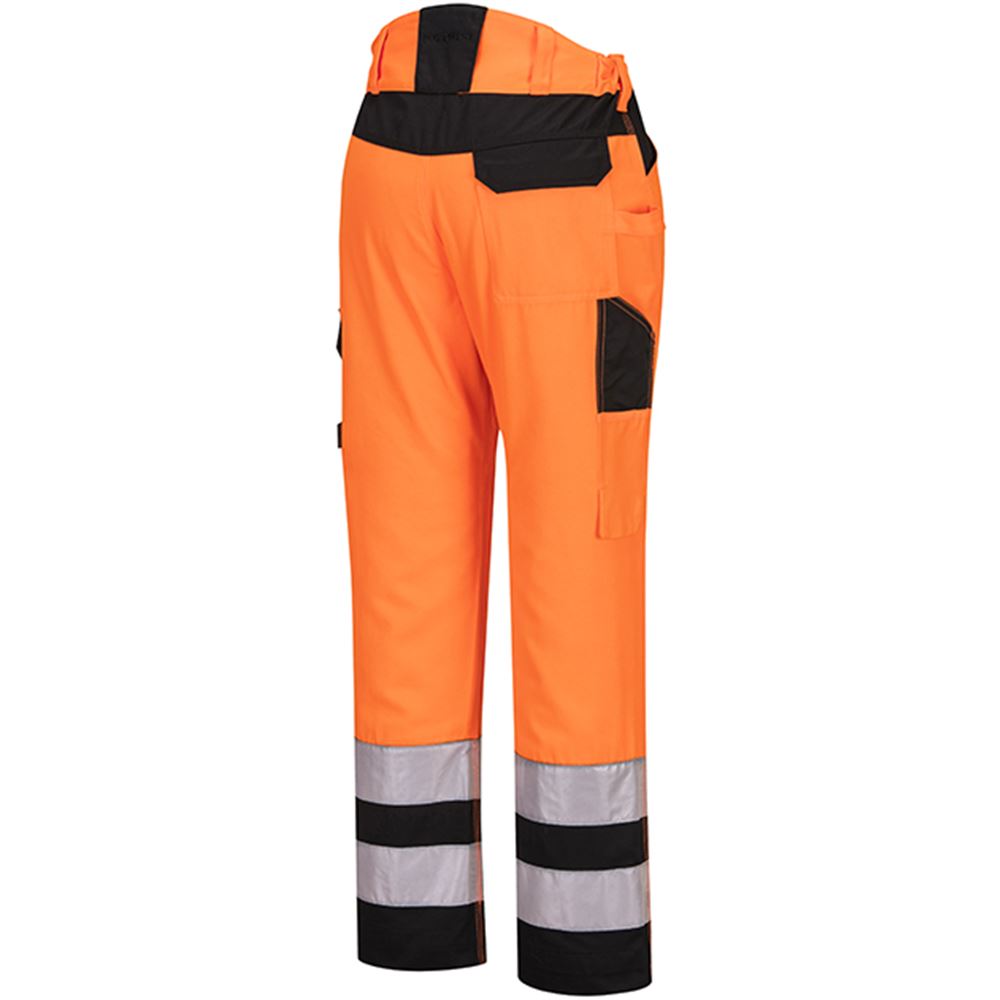 Portwest PW241 Orange Hi Vis Service Trouser | Safetec Direct