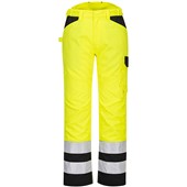 Portwest PW241 PW2 Yellow/Black Polycotton Hi Vis Service Trouser