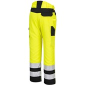 Portwest PW241 PW2 Yellow/Black Polycotton Hi Vis Service Trouser