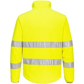 Portwest PW274 PW2 Yellow Mesh Lined Hi Vis Fleece Jacket