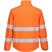 Portwest PW275 PW2 Orange/Black Hi Vis Softshell Jacket (2L)