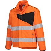 Portwest PW275 PW2 Orange/Black Hi Vis Softshell Jacket (2L)