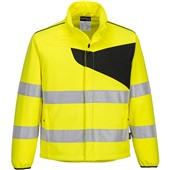 Portwest PW275 PW2 Yellow/Black Hi Vis Softshell Jacket (2L)