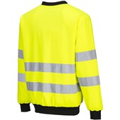 Portwest PW277 PW2 Yellow/Black Polycotton Hi Vis Sweatshirt