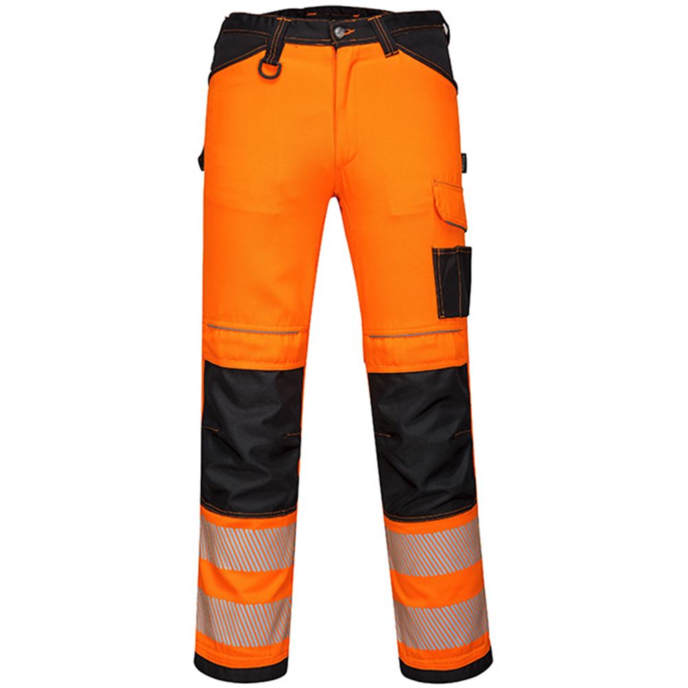 Portwest PW303 PW3 Orange Lightweight Hi Vis Trouser | Safetec