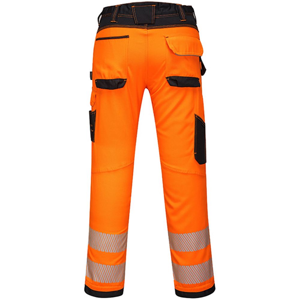 Portwest PW303 PW3 Orange Lightweight Hi Vis Trouser | Safetec