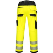 Portwest PW303 PW3 Yellow Polycotton Stretch Lightweight Hi Vis Trousers