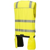 Portwest PW308 PW3 Yellow/Black Polycotton Hi Vis Class 1 Tool Vest