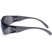 Portwest PW32 Wrap Around Smoke Safety Sunglasses - Anti Scratch Lens