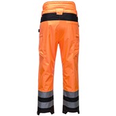 Portwest PW342 PW3 Orange Hi Vis Extreme Breathable Waterproof Trousers