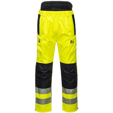 Portwest PW342 PW3 Yellow Hi Vis Extreme Waterproof Breathable Trousers