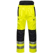Portwest PW342 PW3 Yellow Hi Vis Extreme Waterproof Breathable Trousers