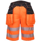 Portwest PW343 PW3 Orange Hi Vis Holster Shorts