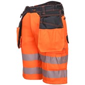 Portwest PW343 PW3 Orange Hi Vis Holster Shorts