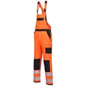 Portwest PW344 PW3 Orange Polycotton Hi Vis Bib & Brace Overalls