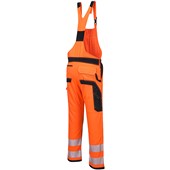 Portwest PW344 PW3 Orange Polycotton Hi Vis Bib & Brace Overalls