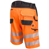 Portwest PW348 PW3 Orange Polycotton Hi Vis Shorts