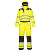 Portwest PW352 PW3 Yellow Hi Vis Thermal Waterproof Overalls