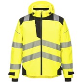Portwest PW360 PW3 Yellow Mesh Lined Hi Vis Extreme Breathable Waterproof Jacket