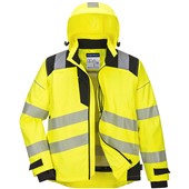 Portwest PW360 PW3 Yellow Mesh Lined Hi Vis Extreme Breathable Waterproof Jacket