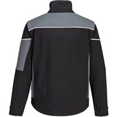 Portwest PW378 PW3 Black Fleece Lined Softshell Jacket (3L)