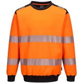 Portwest PW379 PW3 Orange Hi Vis Sweatshirt