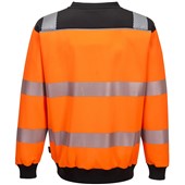 Portwest PW379 PW3 Orange Hi Vis Sweatshirt