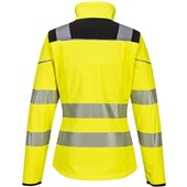 Portwest PW381 PW3 Yellow Ladies Hi Vis Softshell Jacket