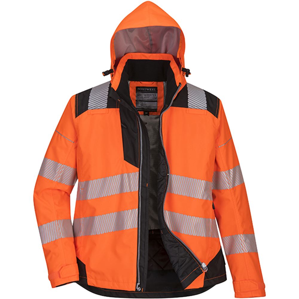 Portwest PW382 PW3 Orange Womens Hi Vis Jacket | Safetec